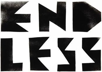 ENDLESS logo, gold